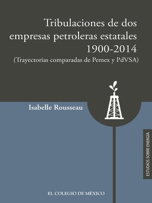 cover image of Tribulaciones de dos empresas petroleras estatales, 1900-2017